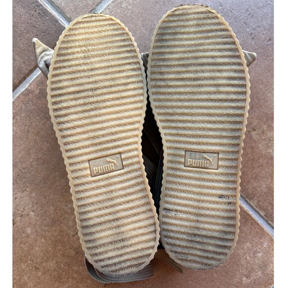 Fenty Puma by Rhianna Beige Bow Ballerina Style Creeper Sandals size 10 - Picture 8 of 16